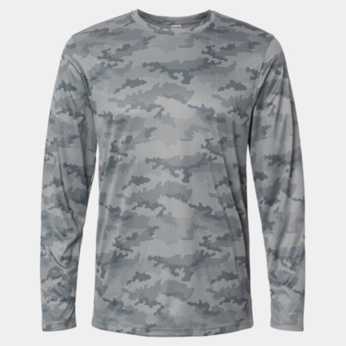 Unisex Pompano Performance Camo Long Sleeve T-Shirt Thumbnail