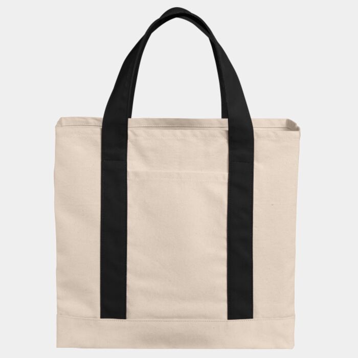 Cotton Canvas Two Tone Tote Thumbnail