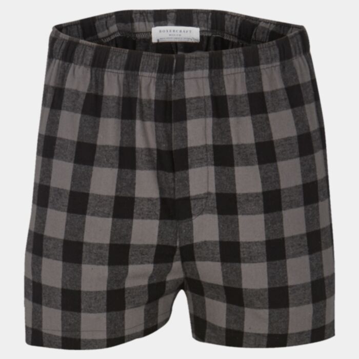 Men's Double Brushed Flannel Boxers Thumbnail