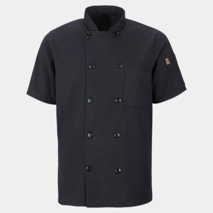Mimix™ Short Sleeve Chef Coat with OilBlok Thumbnail