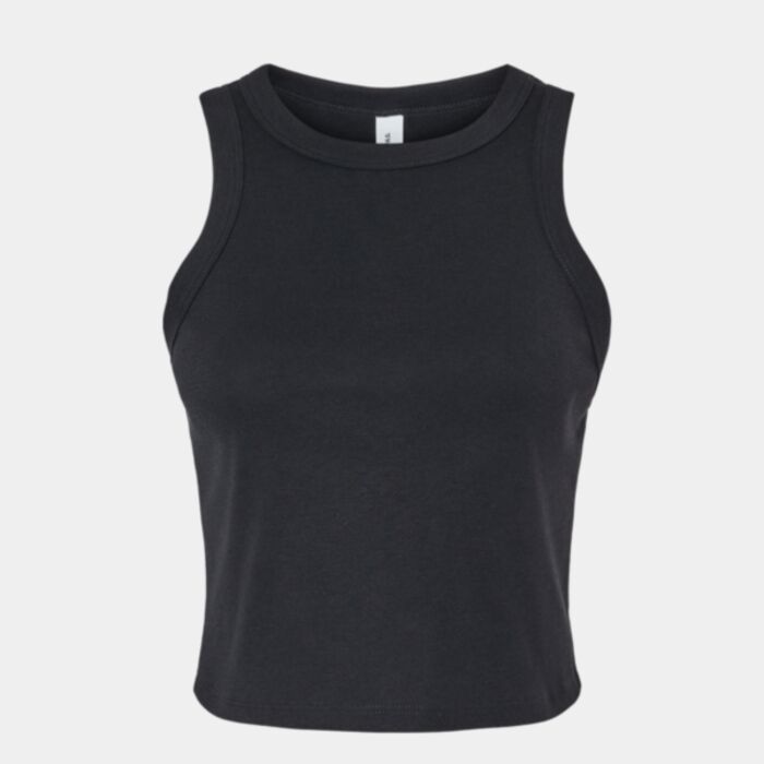 Women's Micro Rib Racer Tank Thumbnail