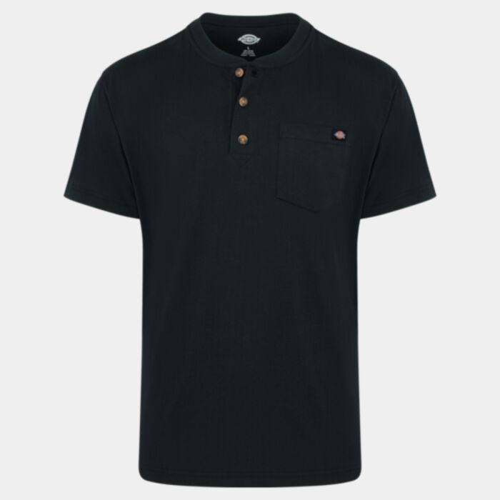 Men's Tall Heavyweight Traditional Short Sleeve Henley Thumbnail