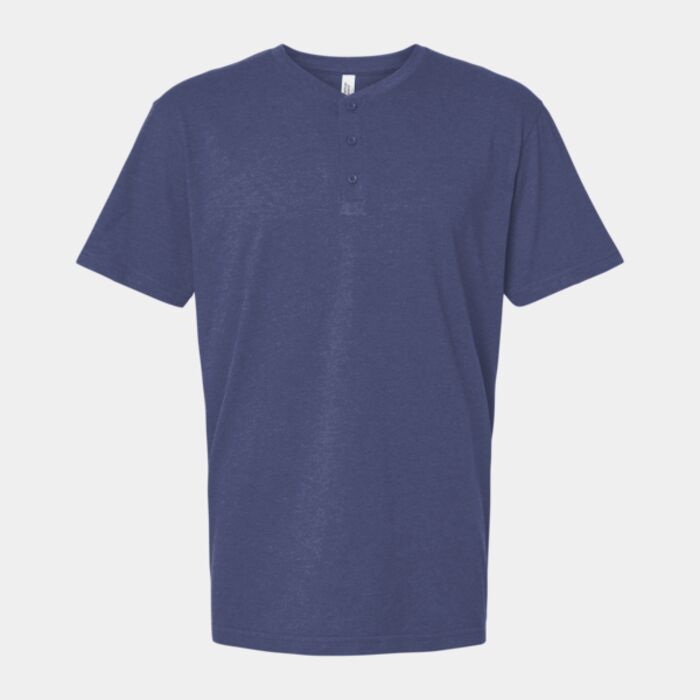 Unisex CVC Henley Tee Thumbnail