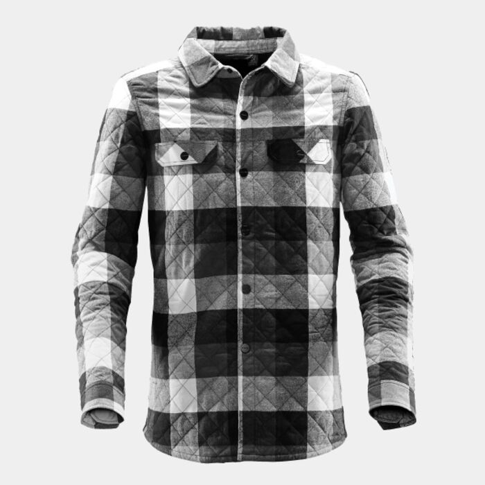 MEN'S QUILTED PLAID SHACKET Thumbnail