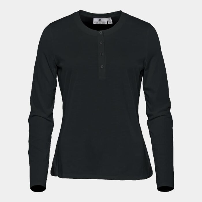 WOMEN'S TORCELLO LONG SLEEVE HENLEY Thumbnail