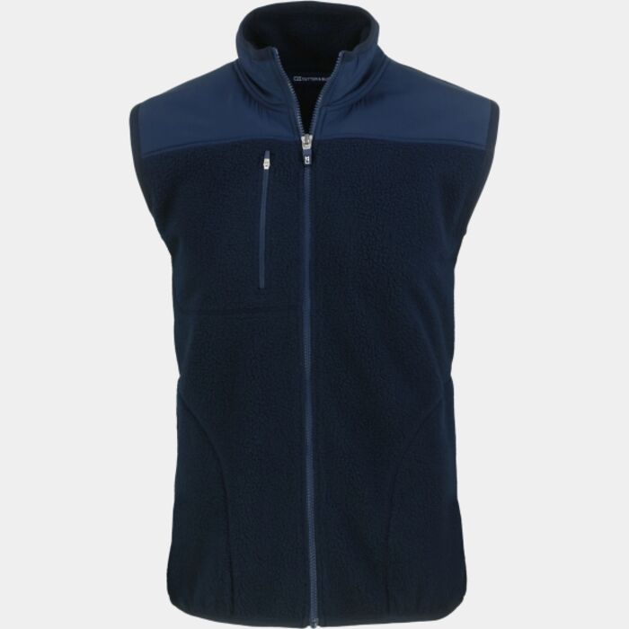 Cutter & Buck Cascade Eco Sherpa Mens Big and Tall Fleece Vest Thumbnail