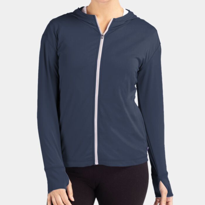 Cutter & Buck Daybreak Eco Recycled Womens Full Zip Hoodie Thumbnail