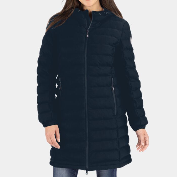 Cutter & Buck Mission Ridge Repreve Eco Insulated Womens Long Puffer Jacket Thumbnail