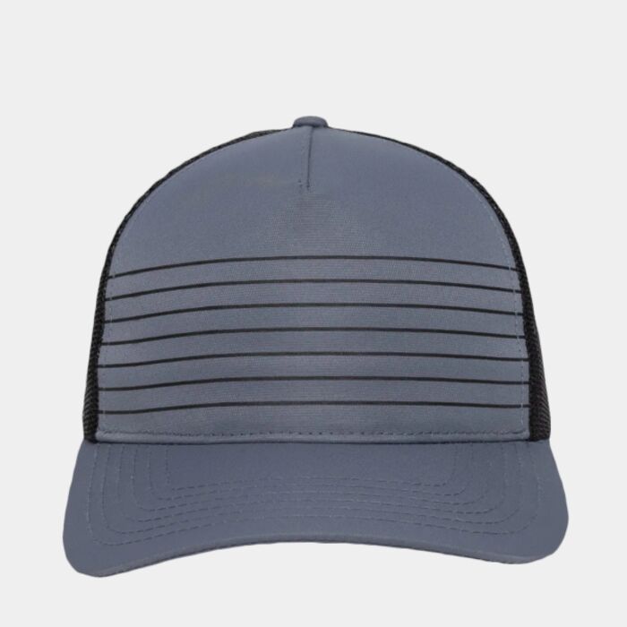 Striped 5-Panel Trucker Cap Thumbnail