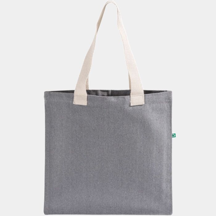 Recycled Canvas Trendy Flat Tote Thumbnail
