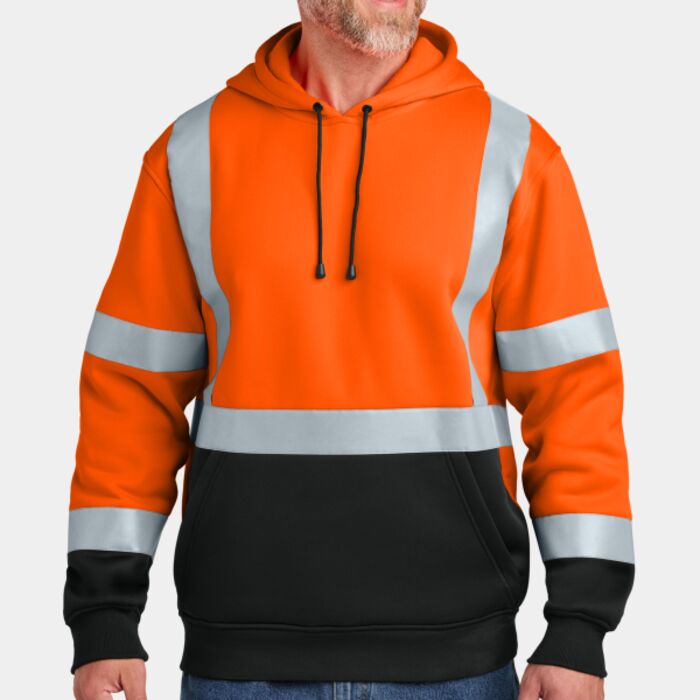 Ansi 107 Class 3 Heavy Duty Fleece Pullover Hoodie Thumbnail