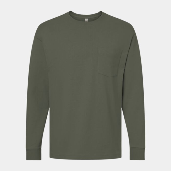 Unisex Super Heavyweight Long Sleeve Pocket Tee Thumbnail