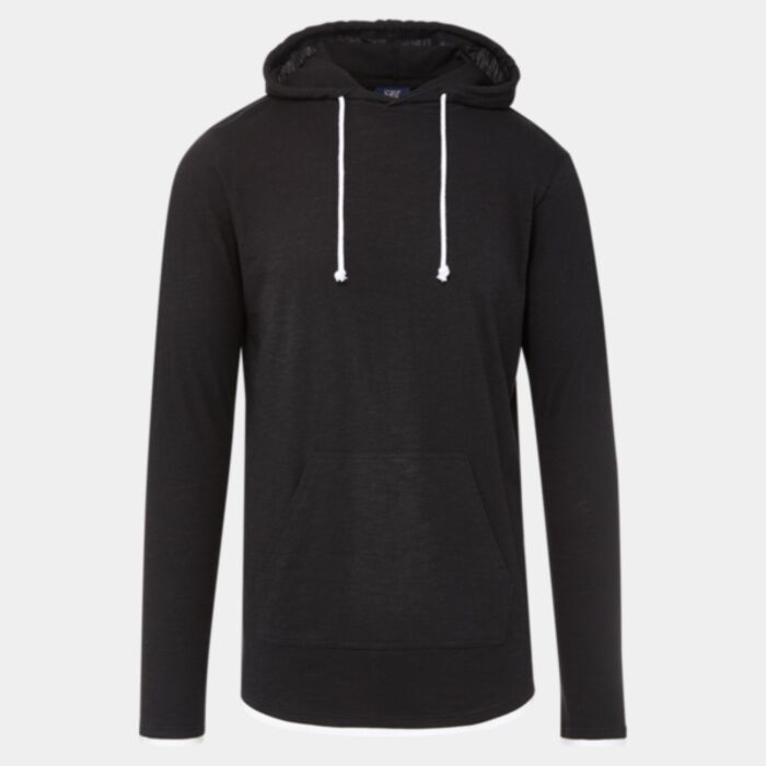 Unisex Miles Slub Hooded Long Sleeve T-Shirt Thumbnail