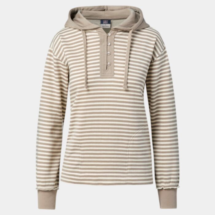 Women's Alina Henley Hooded Sweatshirt Thumbnail
