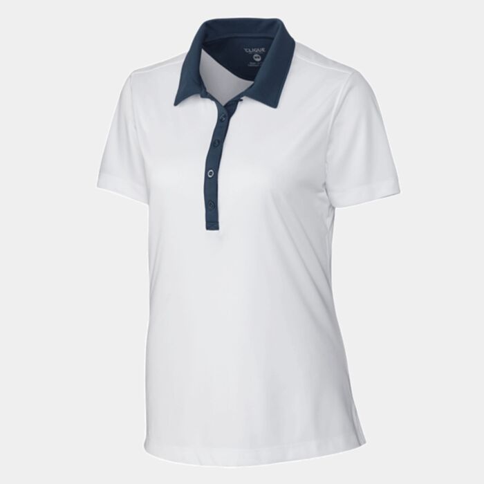 Clique Parma Colorblock Tech Jersey Womens Polo Thumbnail