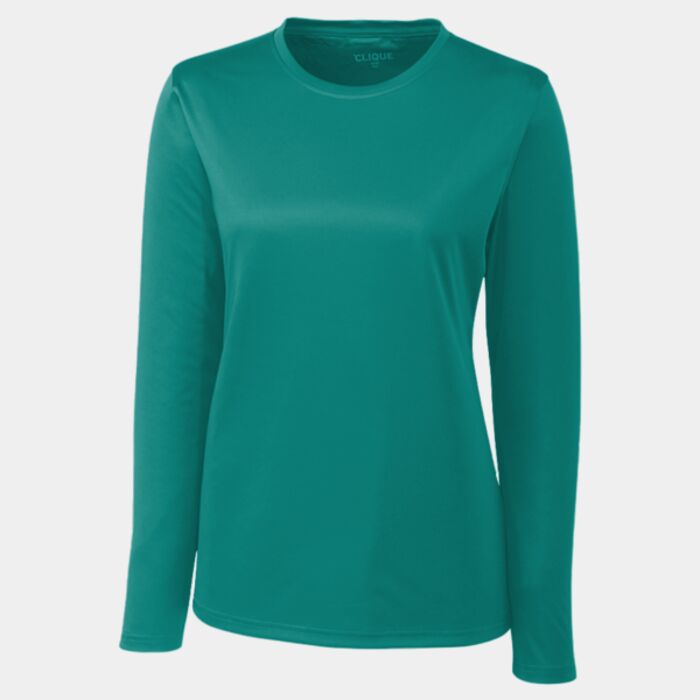 Clique Spin Eco Performance Long Sleeve Womens Tee Shirt Thumbnail