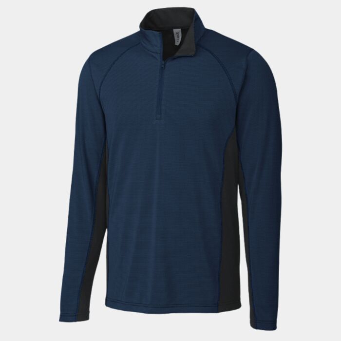 Clique Ice Pique Colorblock Mens Half Zip Tech Pullover Thumbnail