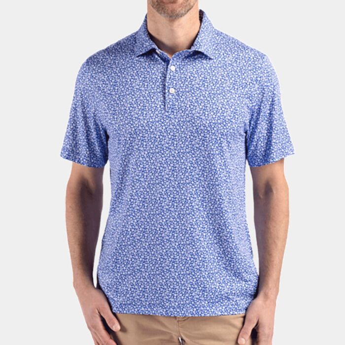 Cutter & Buck Pike Eco Flora Print Mens Polo Thumbnail