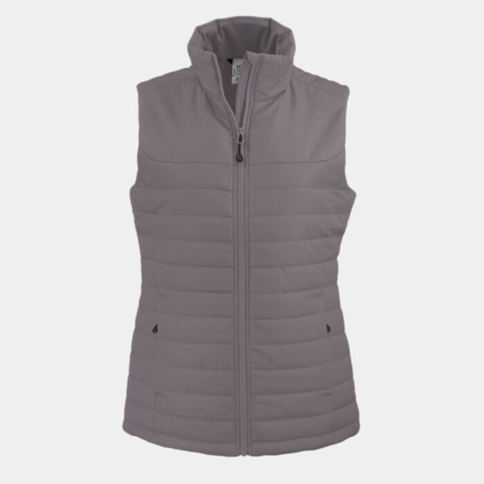 Clique Elevation Eco Full Zip Womens Puffer Vest Thumbnail