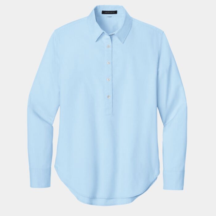 Women's Long Sleeve Modern Oxford Shirt Thumbnail