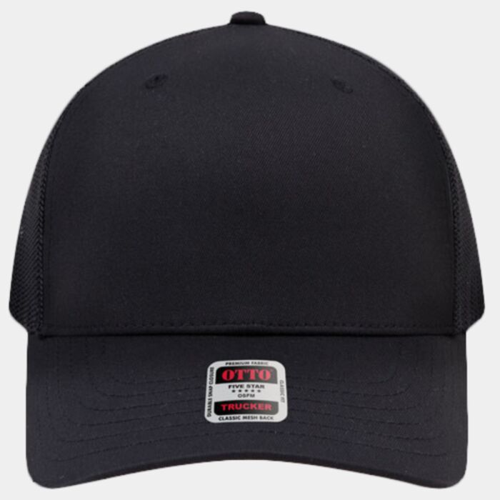 OTTO CAP® Seamless 6 Panel Mid Profile Mesh Back Trucker Hat Thumbnail