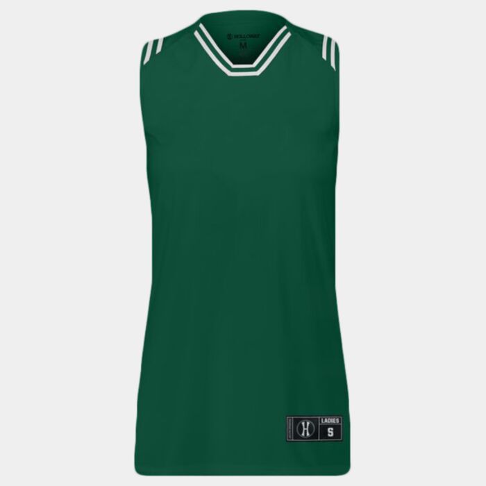 Ladies Retro Basketball Jersey Thumbnail