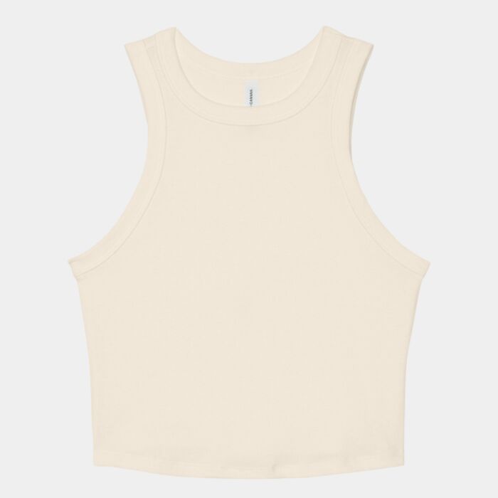 Women's Micro Rib Racer Tank Thumbnail