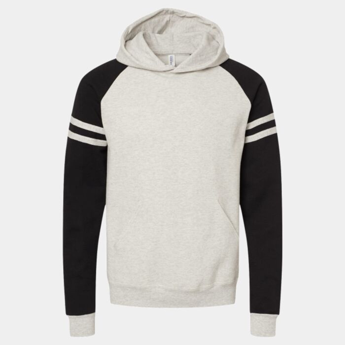 Unisex NuBlend ® Varsity Colorblock Hooded Sweatshirt Thumbnail