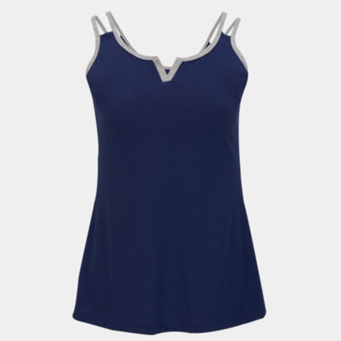 Women's Split Shoulder Tank Top Thumbnail