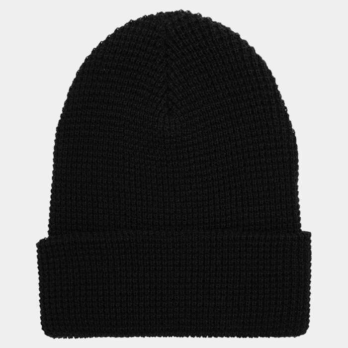 Waffle Cuffed Knit Beanie Thumbnail