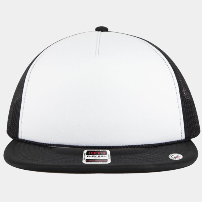 OTTO CAP® "OTTO SNAP" 5 Panel Pro Style Mesh Back Trucker Snapback Hat Thumbnail