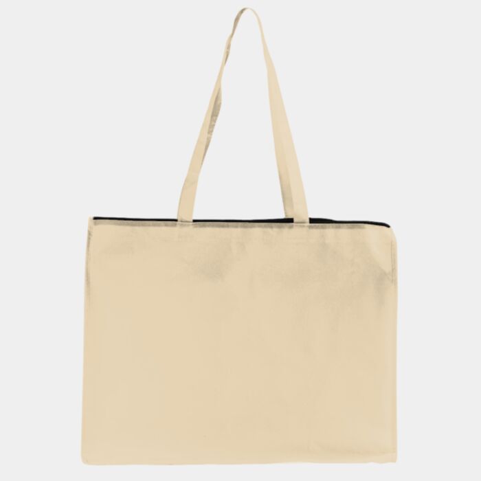 Carry All Zippered Non-Woven Tote Thumbnail
