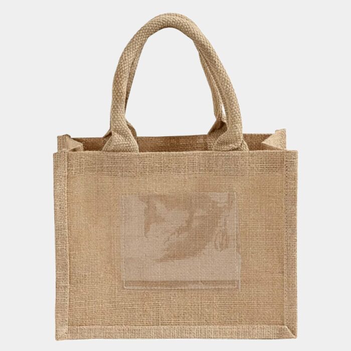 Rustic Wedding Favor Jute Bag Thumbnail