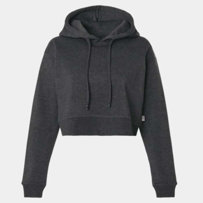 Women's Cropped Fleece Hooded Sweatshirt Thumbnail