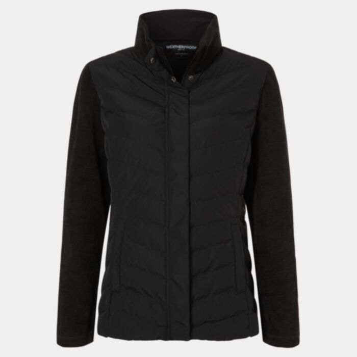 Women's Mixed Media Chevron Jacket Thumbnail