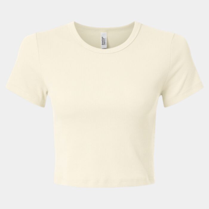 Women's Baby Rib Cropped Tee Thumbnail