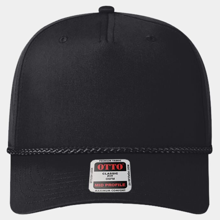 OTTO CAP® 5 Panel Mid Profile Baseball Cap Thumbnail