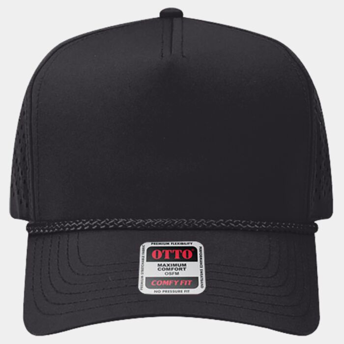 OTTO CAP® OTTO COMFY FIT® 5 Panel Mid Profile Perforated Cap Thumbnail