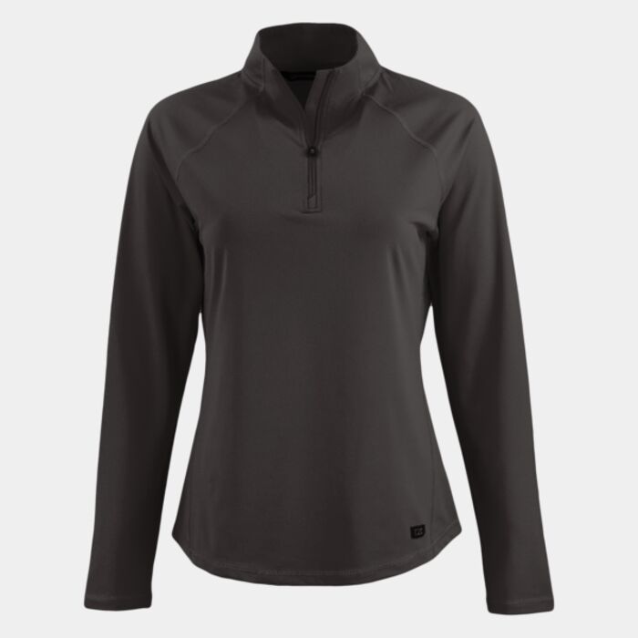 Cutter & Buck Prospect Recycled Featherlight Stretch Womens Quarter Zip Thumbnail