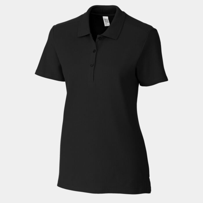 Clique Addison All Cotton Pique Short Sleeve Womens Polo Thumbnail