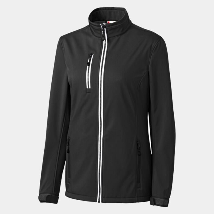 Clique Telemark Eco Stretch Softshell Full Zip Womens Jacket Thumbnail