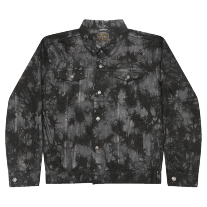 Unisex Tie-Dyed Denim Jacket Thumbnail