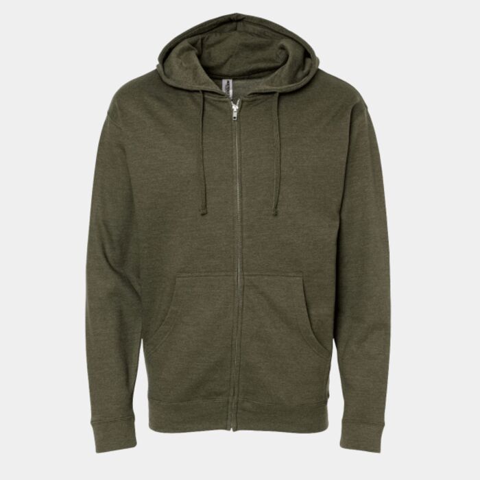 Unisex Midweight Full-Zip Hooded Sweatshirt Thumbnail