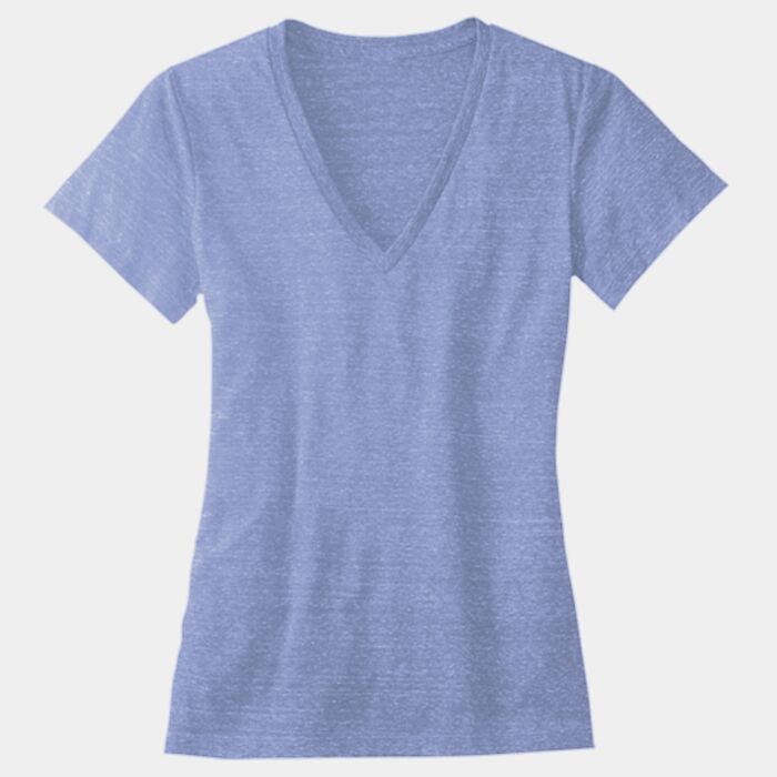 Women’s Triblend Deep V-Neck Tee Thumbnail