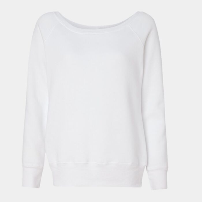 Women’s Sponge Fleece Wide Neck Sweatshirt Thumbnail