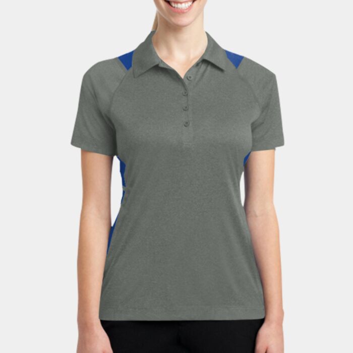 Women's Heather Colorblock Contender Polo Thumbnail