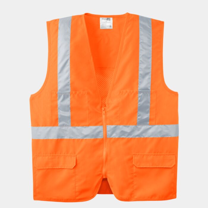 Ansi 107 Class 2 Mesh Back Safety Vest Thumbnail