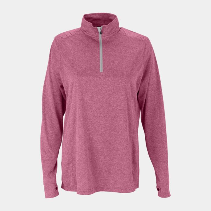 Women?s Vansport? M�lange 1/4-Zip Tech Pullover Thumbnail