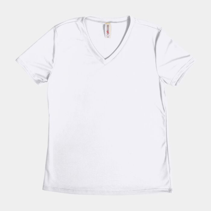AJ202 Women's V-Neck Tec Tee Thumbnail