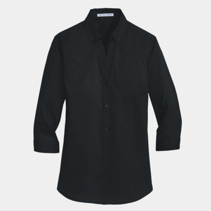 Women's 3/4 Sleeve SuperPro Twill Shirt Thumbnail